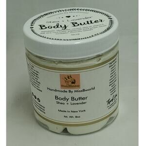 Shea Lavender Body Butter Handmade Natural Moisturizer 8 oz